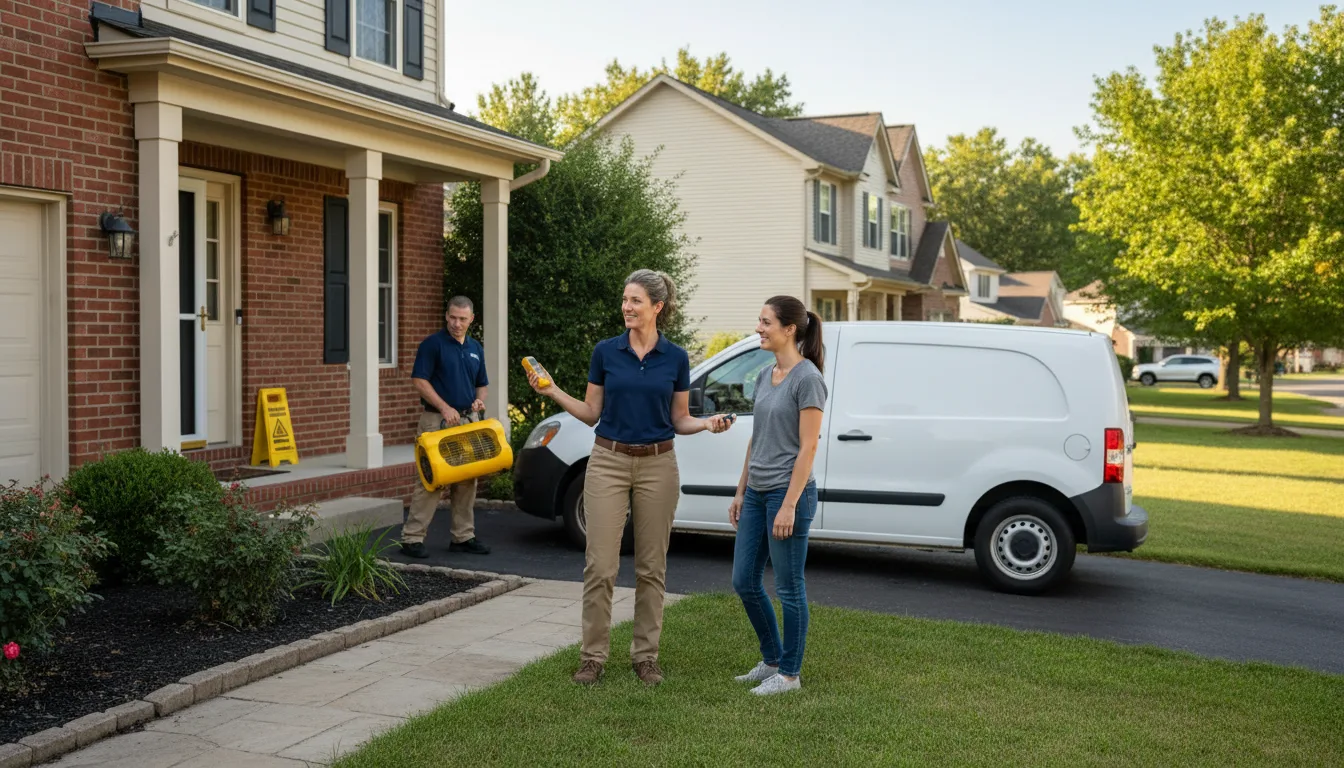 Residential water damage restoration in Lyndonville, VT
